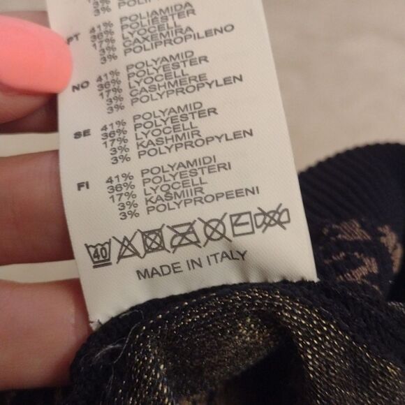 NWT UYN Lady Cashmere Shiny 2.0 Pants Celebrity Gold size S/M - Picture 11 of 11